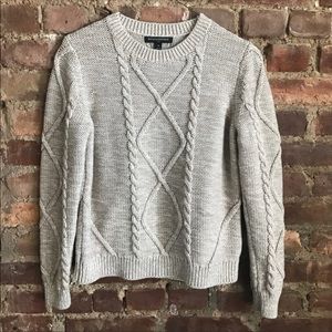 EUC Banana Republic Cable Knit Beige Sweater